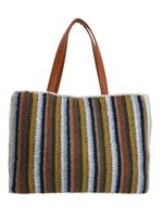 Cartera Algodon Organico Mujer Crochet Mar Tote Multicolor Rockford