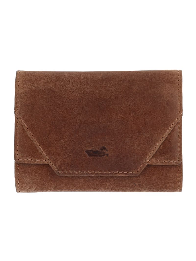 Billetera Cuero Hombre Fd Trieste Triple Café Rockford