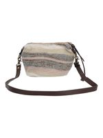 Cartera Algodon Organico Mujer Crochet Samba Cross Beige Rockford