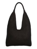 Cartera Cuero Mujer Ws Woven Hobo Café Rockford