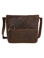 Cartera Cuero Mujer Oh Roses Cross Café Rockford