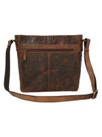 Cartera Cuero Mujer Oh Roses Cross Café Rockford