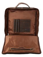 Mochila Cuero Mujer Oh Roses Back Café Rockford