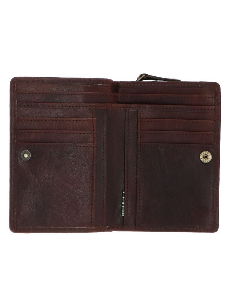 Billetera Cuero Mujer Sz Bamoa Multicolor Rockford