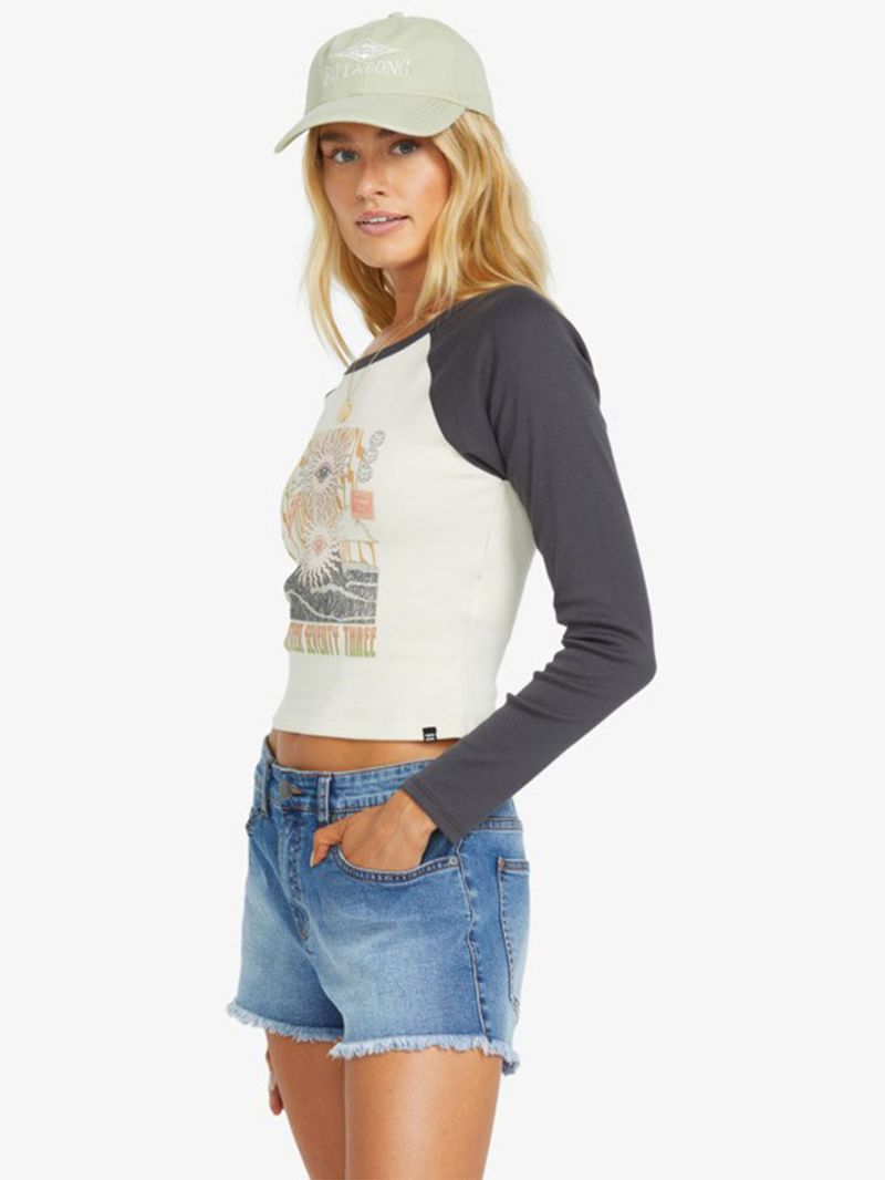 Polera Mujer Eye Vibes Blanca Billabong