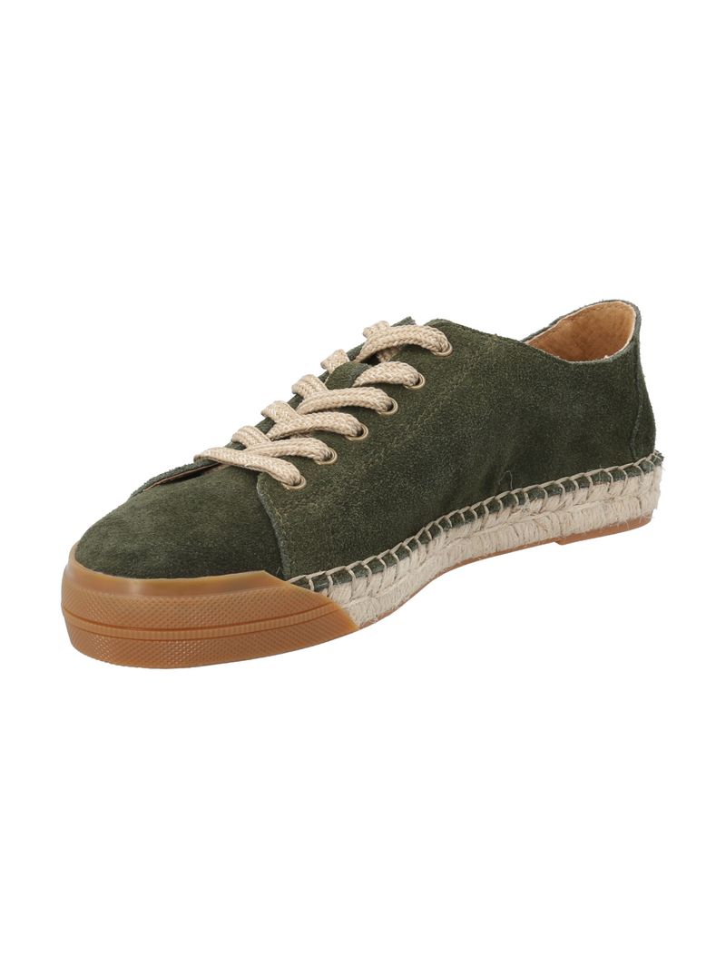 Zapatilla Cuero Mujer Fontaine Verde Rockford