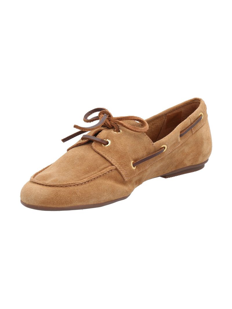 Mocasín Cuero Mujer Roberta Café Rockford