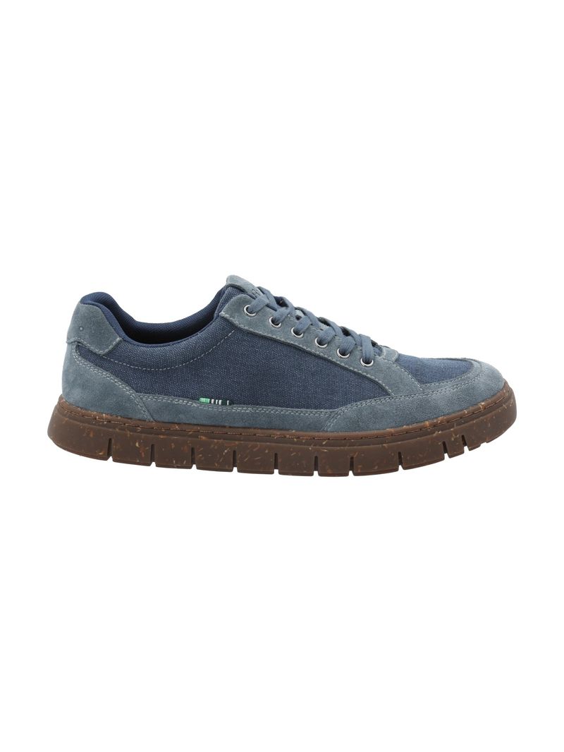 Zapatilla Cuero Hombre Tokio Azul Rockford