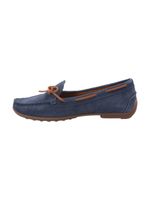 Mocasín Cuero Mujer Mena Azul Rockford