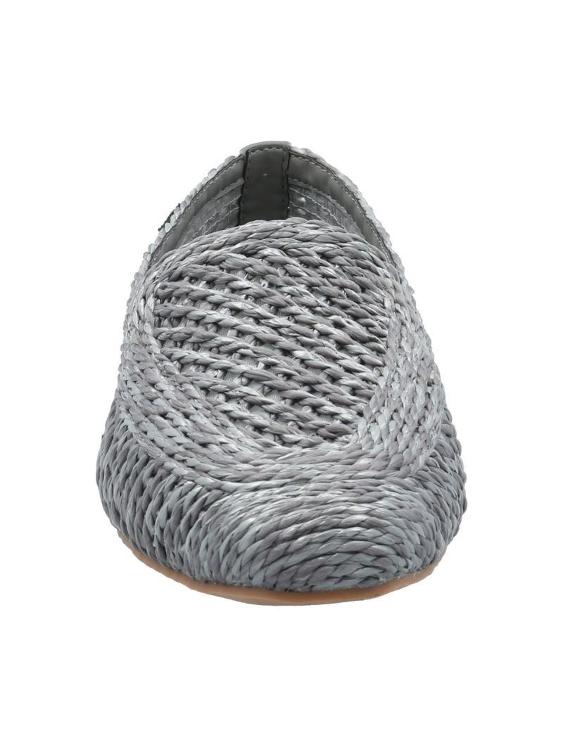 Mocasín Rafia Mujer Rita Gris Rockford
