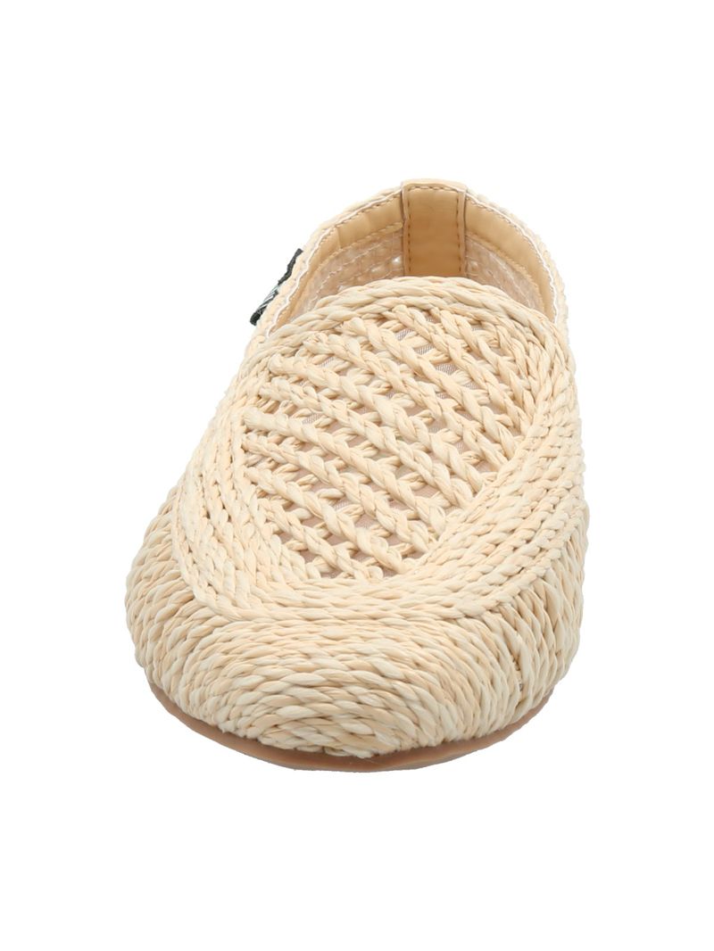 Mocasín Rafia Mujer Rita Crema Rockford