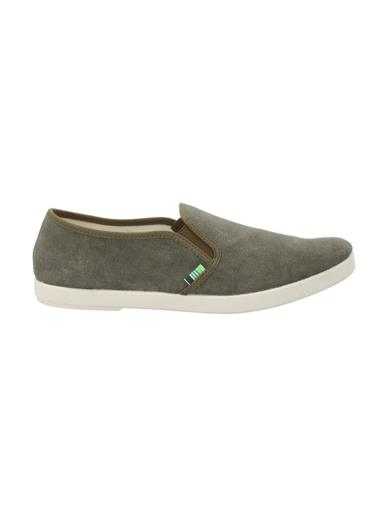 Zapatilla Algodón Orgánico Hombre Ardisia Verde Rockford