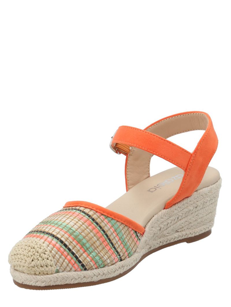 Alpargata Mujer Cedrina Naranjo Multi Azaleia