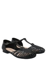 Sandalia Mujer Orna Negro Azaleia