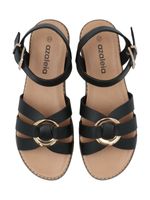 Sandalia Mujer Yona Negro Azaleia