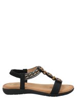 Sandalia Mujer Daniela Negro Azaleia