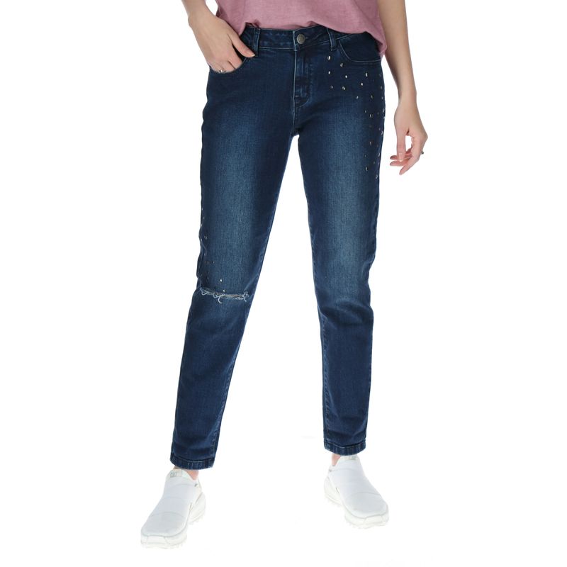 Jeans-Mujer-Studded-Slim