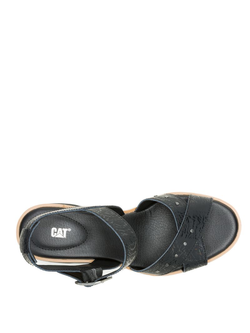 Sandalia Casual Mujer Skywatcher Negra CAT