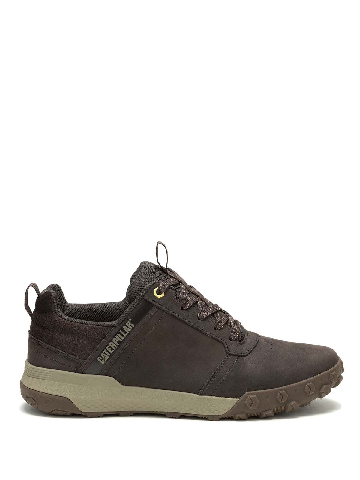 Zapatilla Cuero Hombre Hex Ready Lo Café Cat-Cat Chile - Zapatos