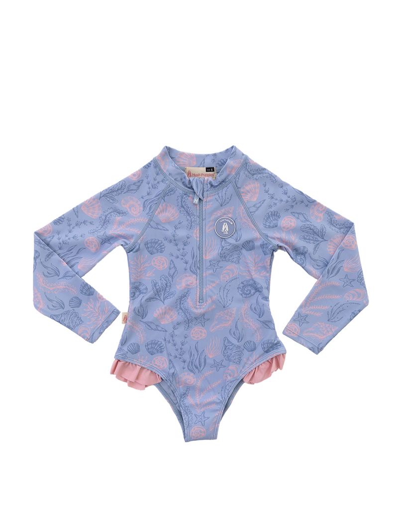 Traje De Baño Niña Miranda Celeste