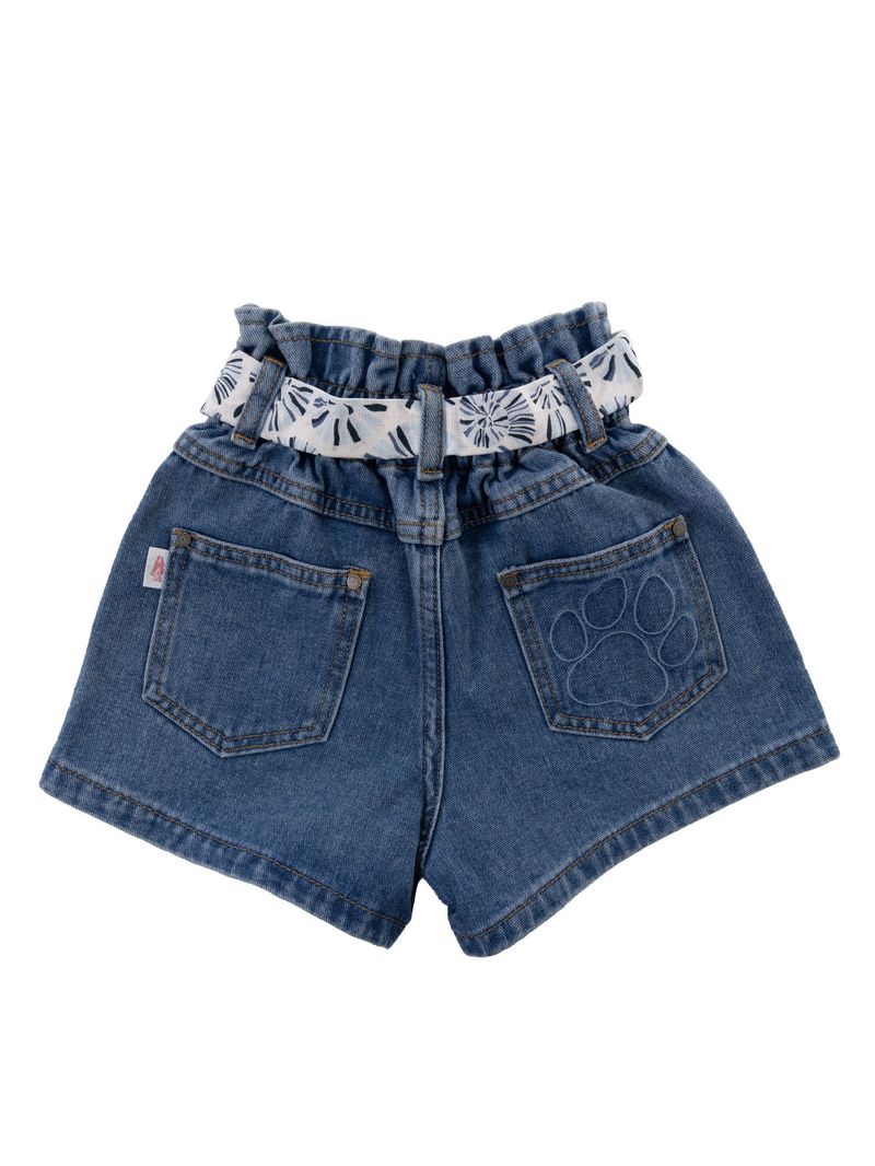Short Niña Lasa Denim Claro
