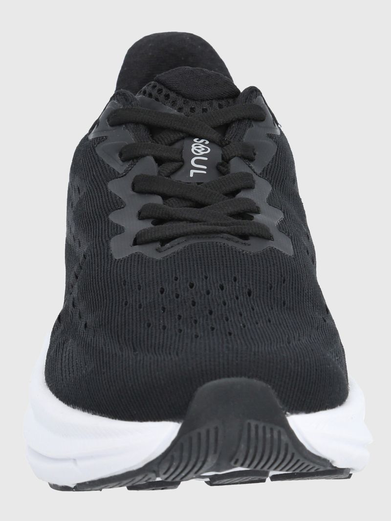 Zapatilla Mujer Zoe Negra/Blanca Bsoul