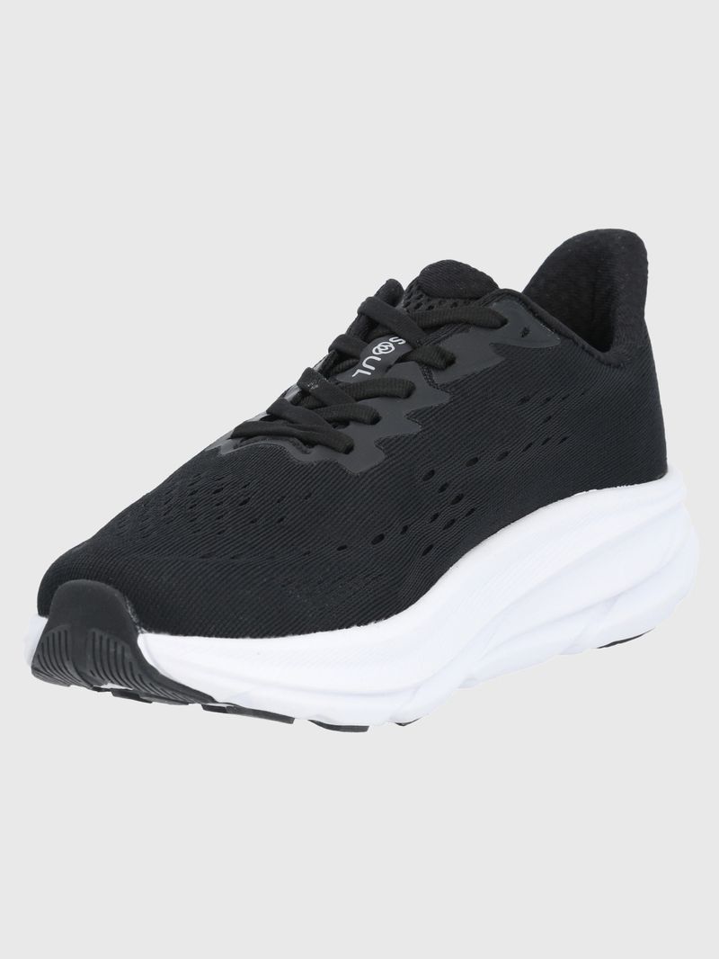 Zapatilla Mujer Zoe Negra/Blanca Bsoul