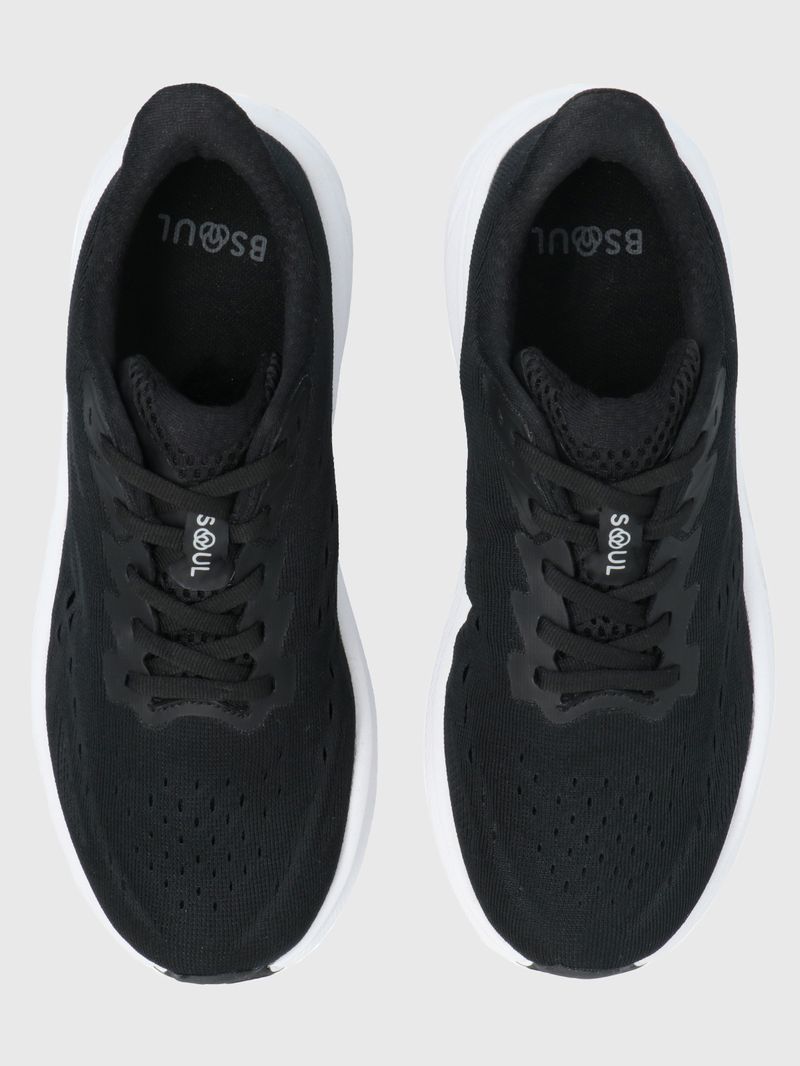 Zapatilla Mujer Zoe Negra/Blanca Bsoul