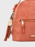 Mochila Ecocuero Mujer Daphne Back Naranjo Hush Puppies