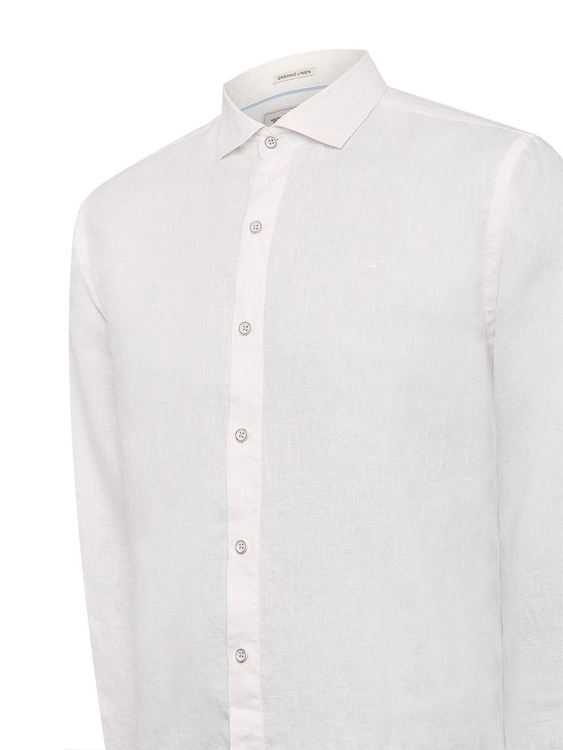 Camisa-Lino-Organico-Hombre-Linen-Blanco-Rockford