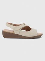 Sandalia Mujer Cuero Lifestyle 2 Beige
