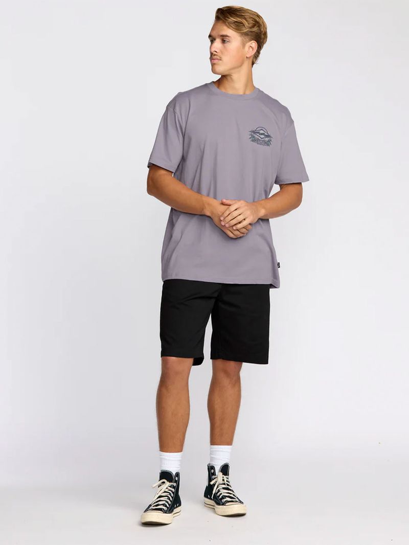 Polera Manga Corta Hombre Jaybay Premium SS Morado Billabong