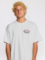 Polera Manga Corta Hombre Quadriple Og SS Blanco Billabong