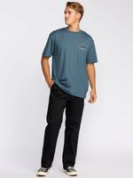 Polera Manga Corta Hombre Split The Peak Regular SS Celeste Billabong