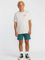 Polera Manga Corta Hombre Abandon Adiv SS Blanco Billabong