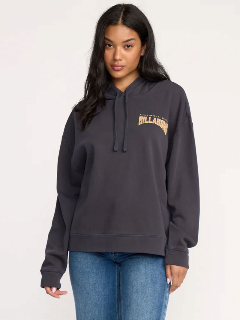 Poleron Mujer Keep It Up P/O Hood Negro Billabong