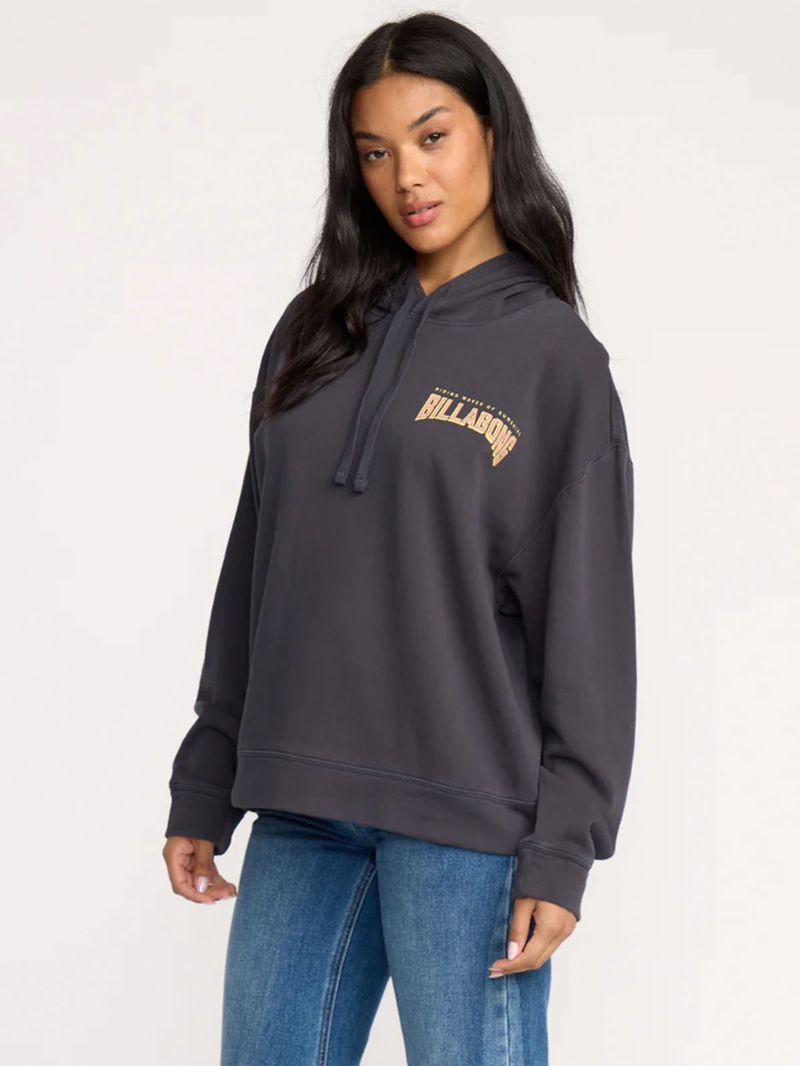 Poleron Mujer Keep It Up P/O Hood Negro Billabong