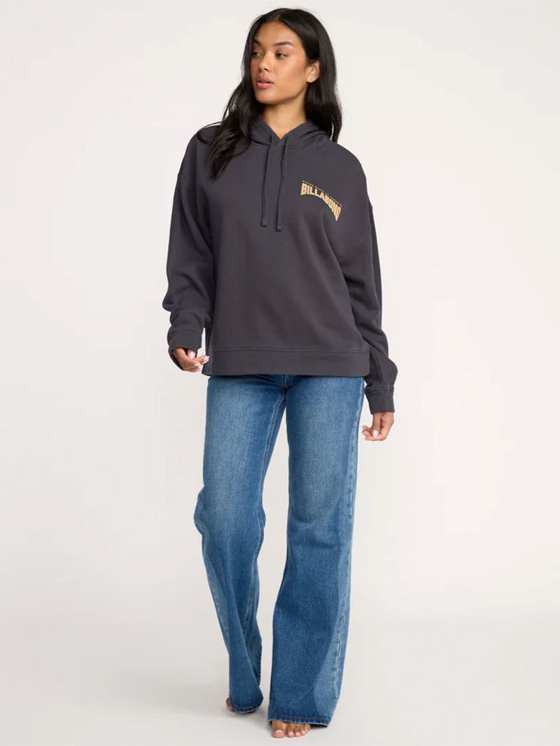 Poleron Mujer Keep It Up P/O Hood Negro Billabong