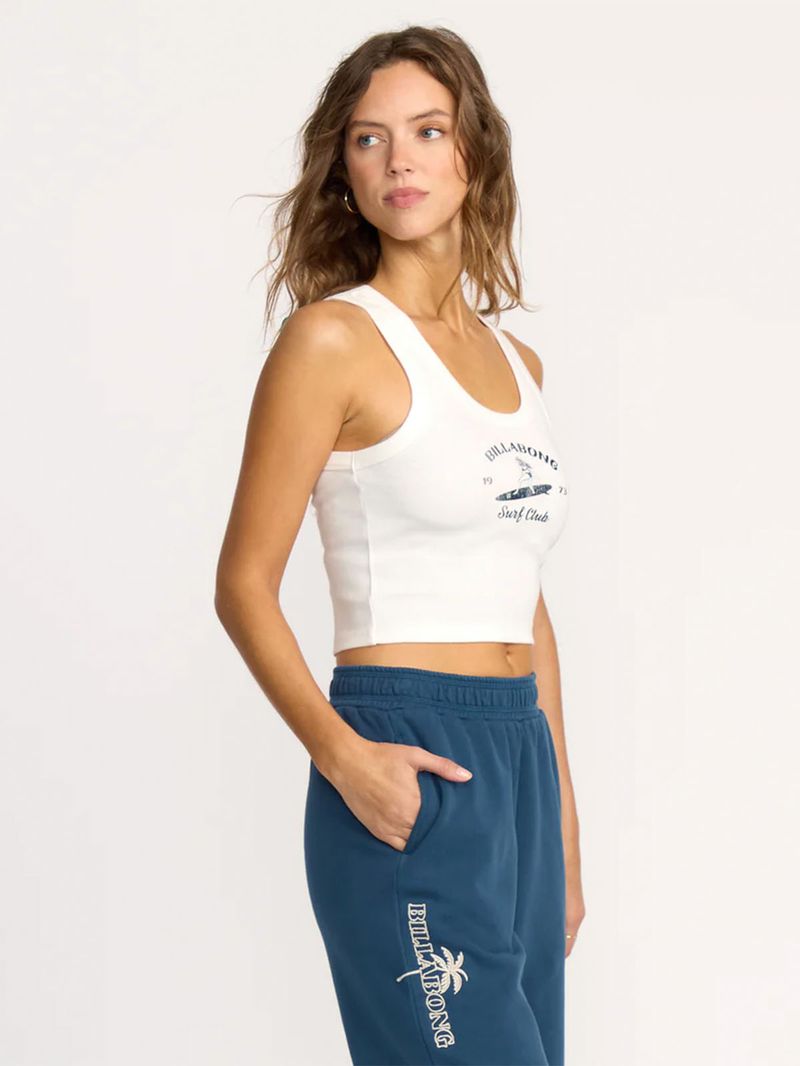 Peto Mujer Sure Feelings Tank Blanco Billabong