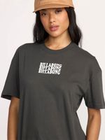 Polera Manga Corta Mujer In The Beyond SS Negro Billabong