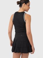 Polera Mujer Ribbed Negra Bsoul