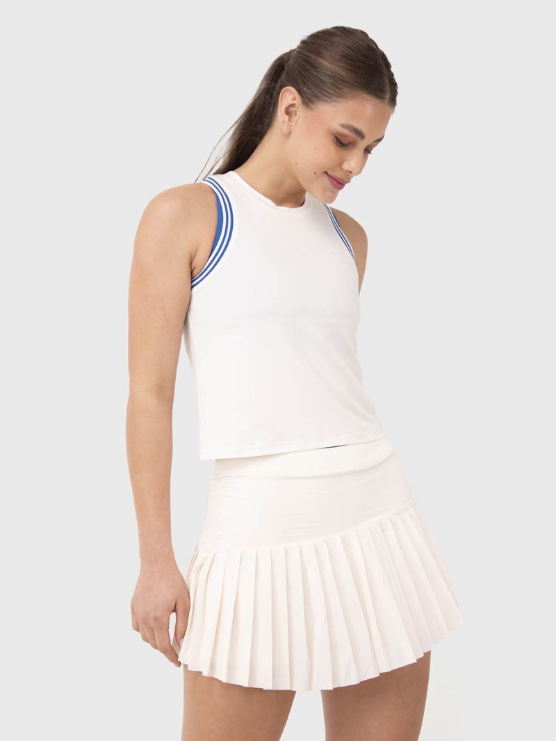 Polera Mujer Ribbed Crudo Bsoul