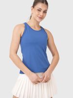 Polera Mujer Open Back Azul Bsoul