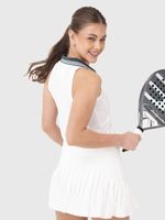 Polera Mujer Polo Crop Blanca Bsoul