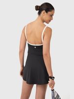 Vestido Mujer Skort Negro Bsoul
