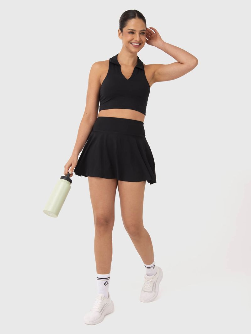 Peto Mujer Polo Negro Bsoul