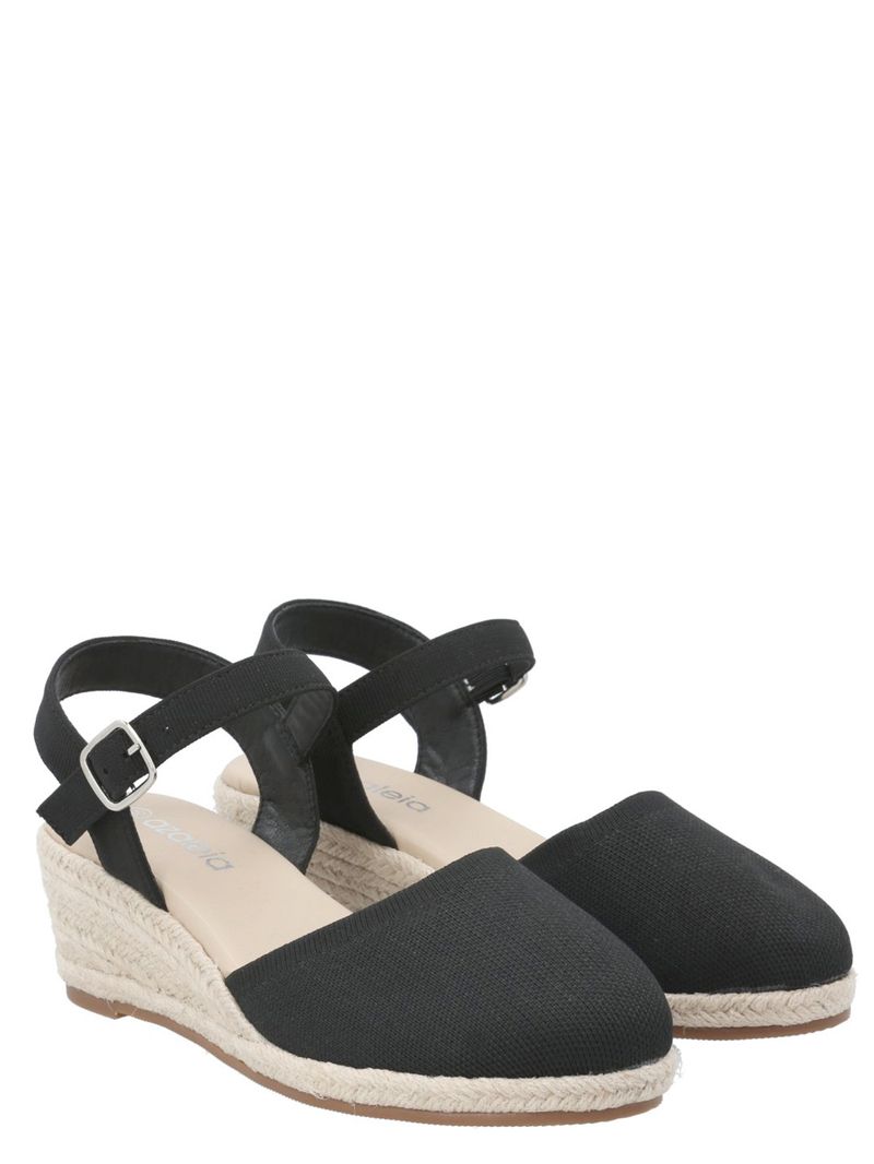 Alpargata Mujer Flaviana Negro Azaleia