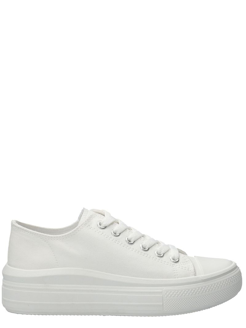 Zapatilla Mujer Lona Blanco Azaleia