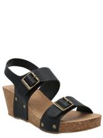 Sandalia Mujer Marena Negro Azaleia