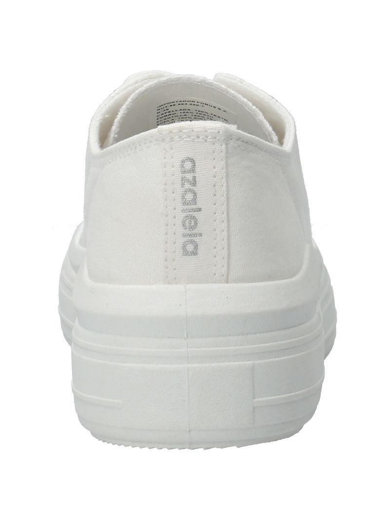 Zapatilla Mujer Lona Blanco Azaleia